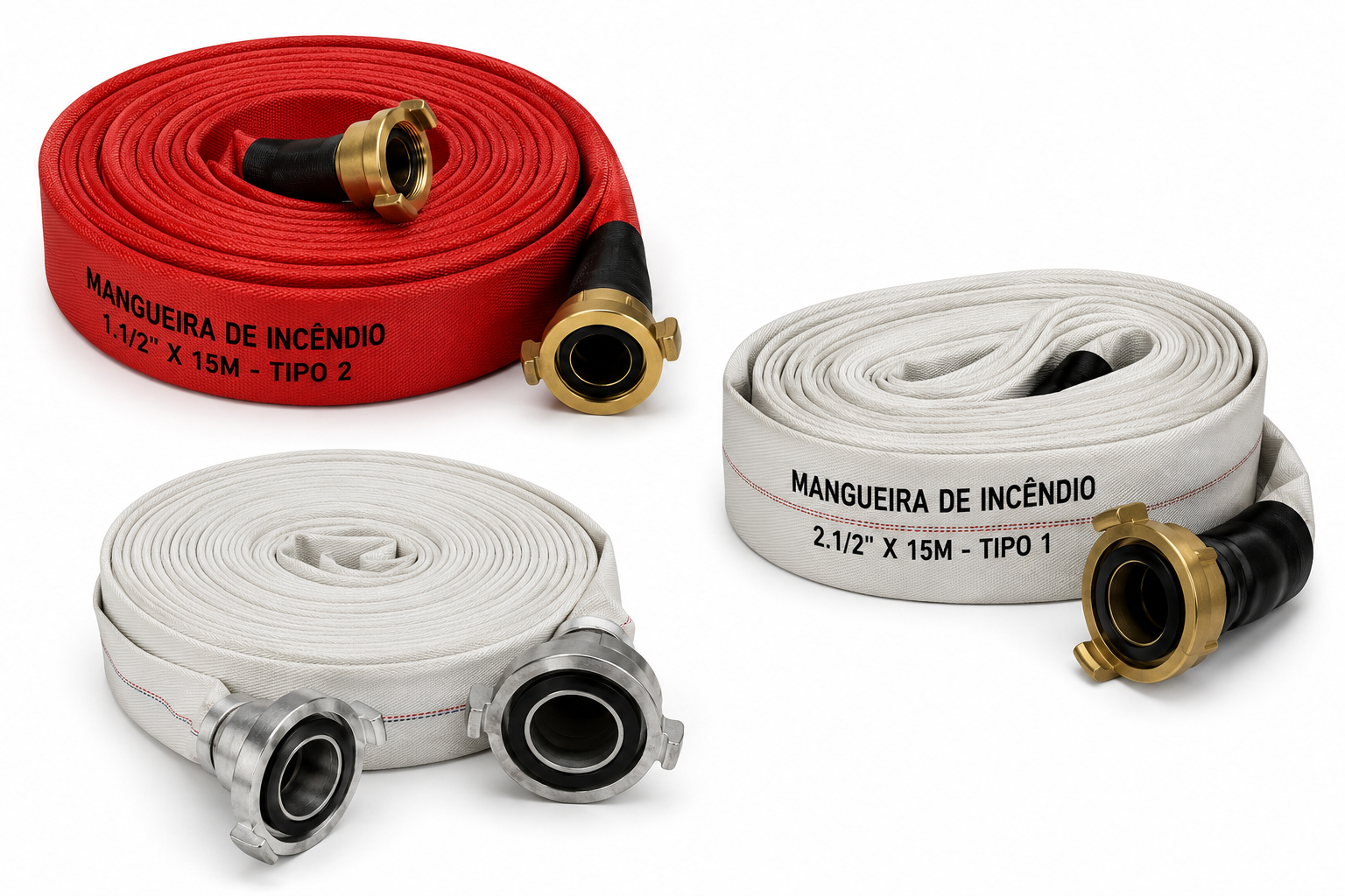 Mangueiras para combate a incêndio